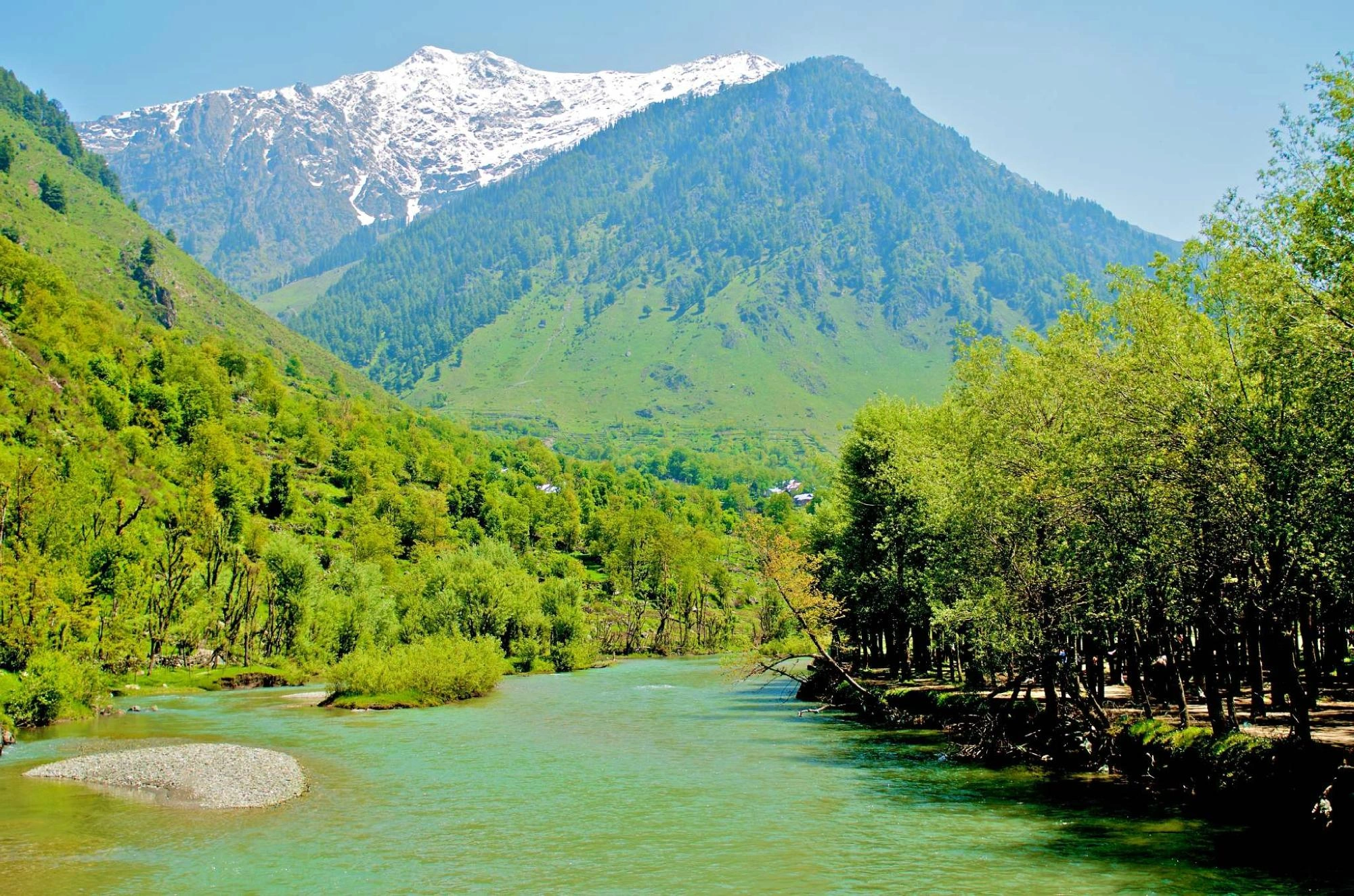 Scenic beauty of Betaab Valley Kashmir