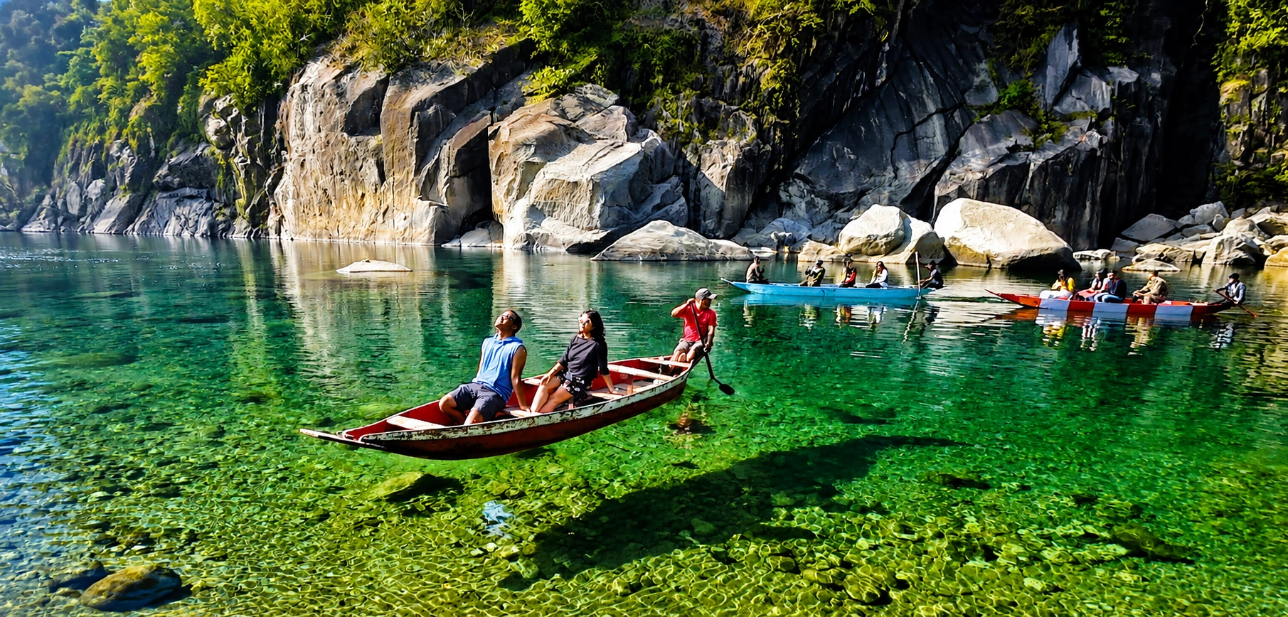 Crystal clear umngot river