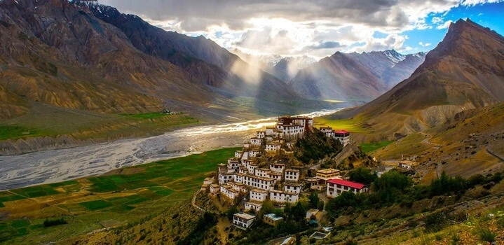 Key Monastery in Summer: