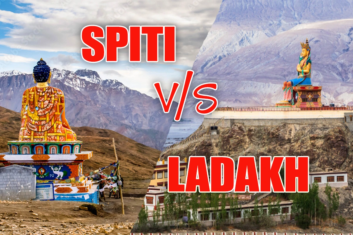 Comparison of Spiti and Ladakh Trip: